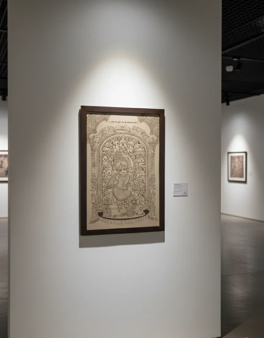 Spiritual Hanuman Ji Temple Wall Hanging - Image 4