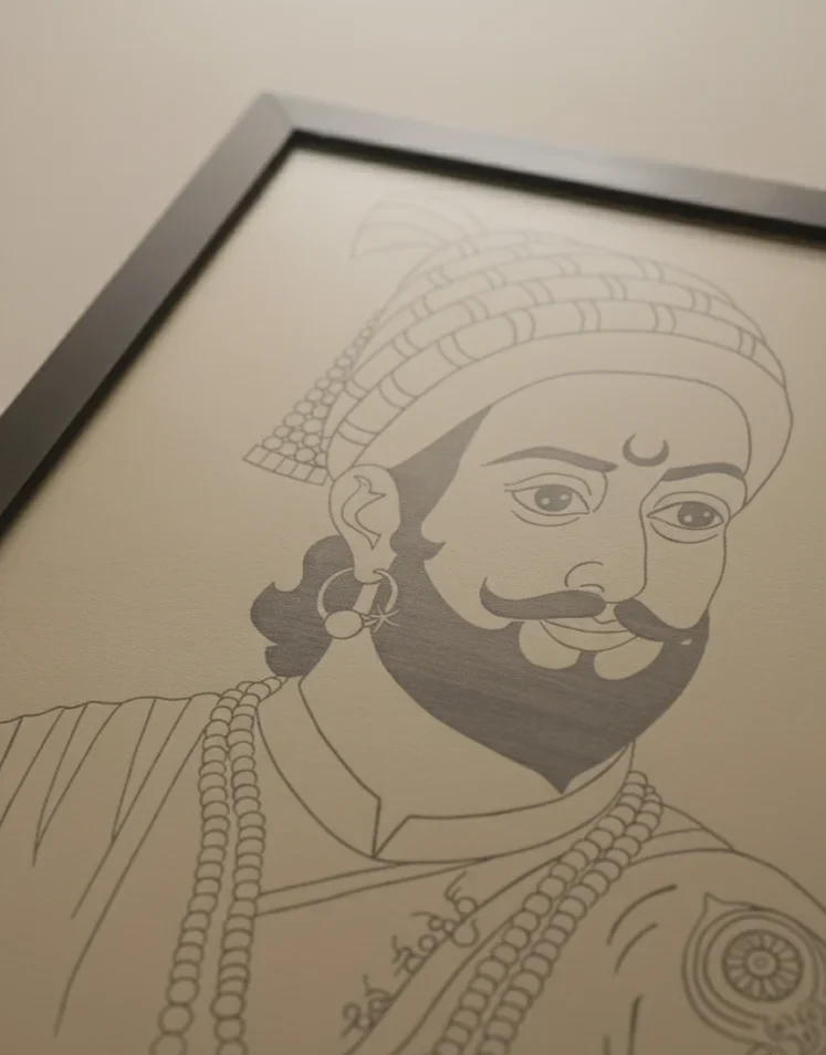 Chhatrapati Shivaji Maharaj Wall Art Frame - Image 4
