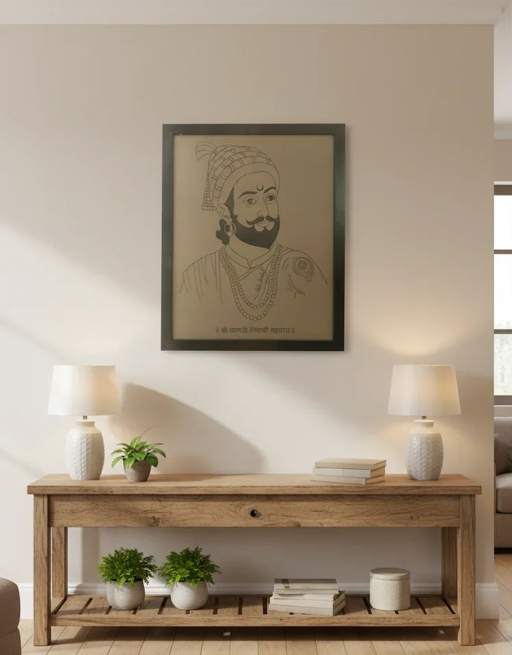 Chhatrapati Shivaji Maharaj Wall Art Frame
