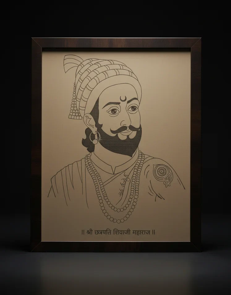 Chhatrapati Shivaji Maharaj Wall Art Frame - Image 2