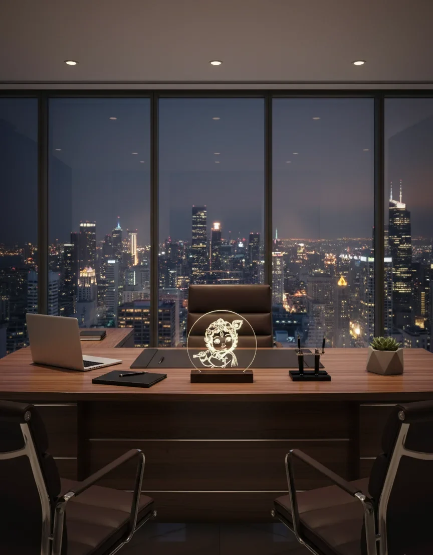 Night lamp (Little krishna playing flute) - Image 3