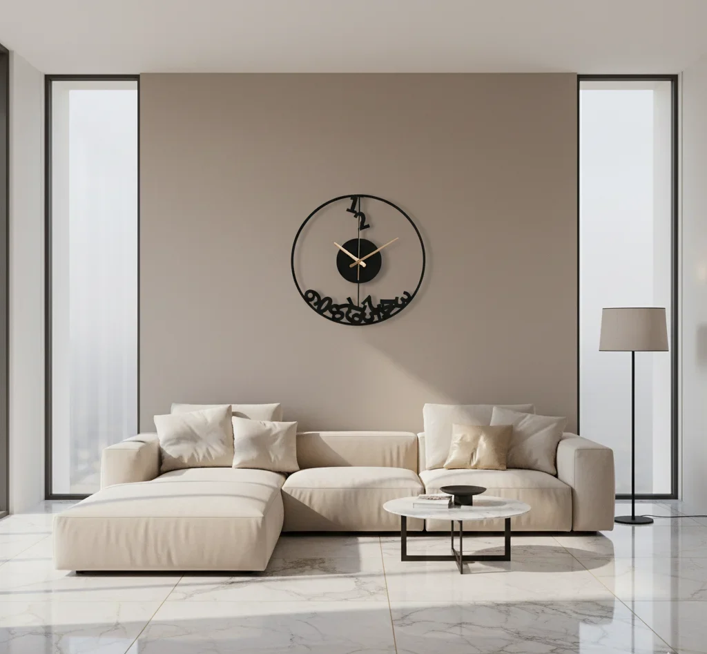 Fallen Numbers Designer Acrylic Wall Clock - Image 7