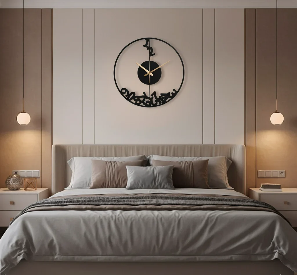 Fallen Numbers Designer Acrylic Wall Clock - Image 6